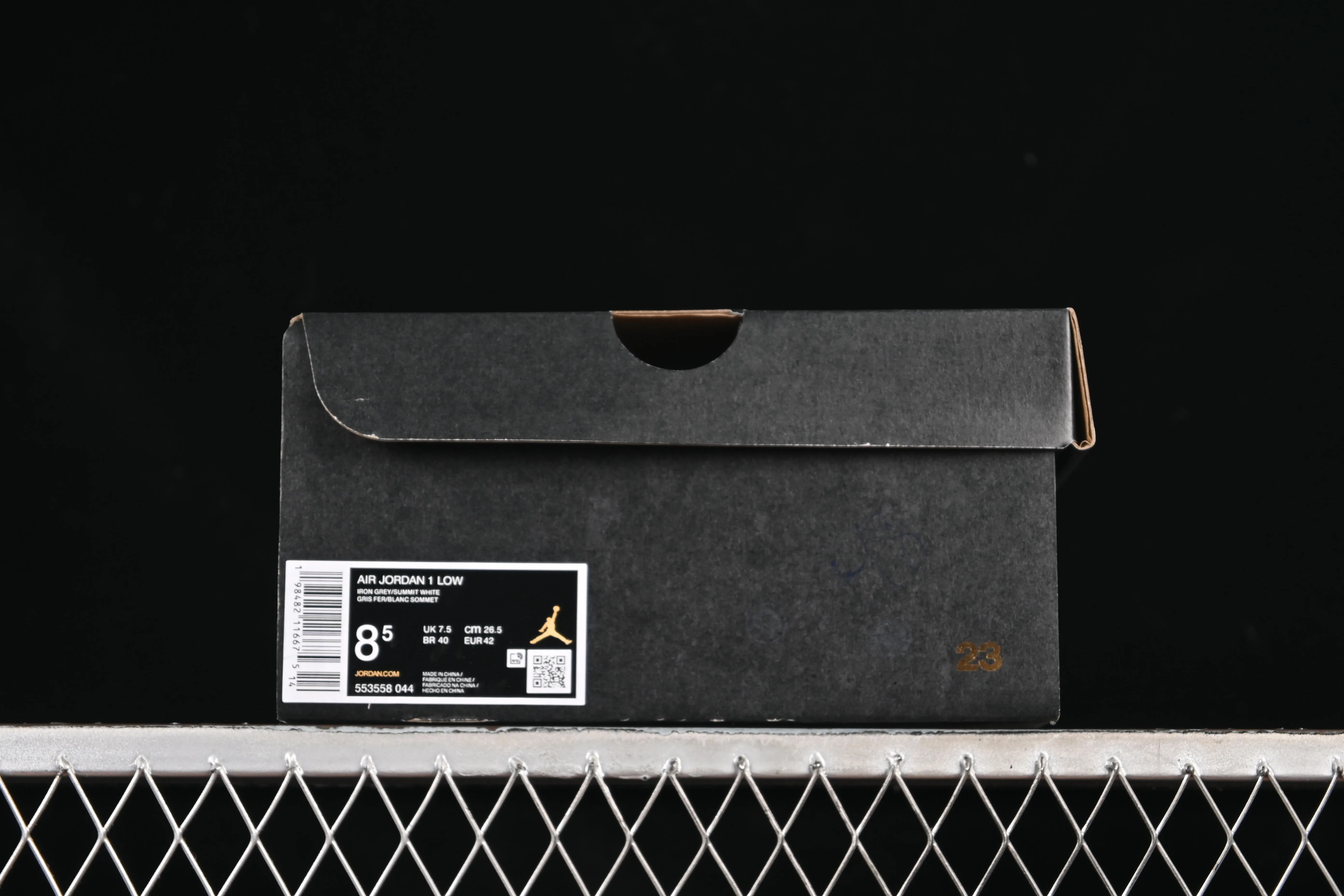 All categories Air Jordan Jordan series basketball shoes Air Jordan 1 Low G version pure original Air Jordan 1 Low AJ1 Joe 1 white and gray color low-top cultural casual sneakers 553558-044